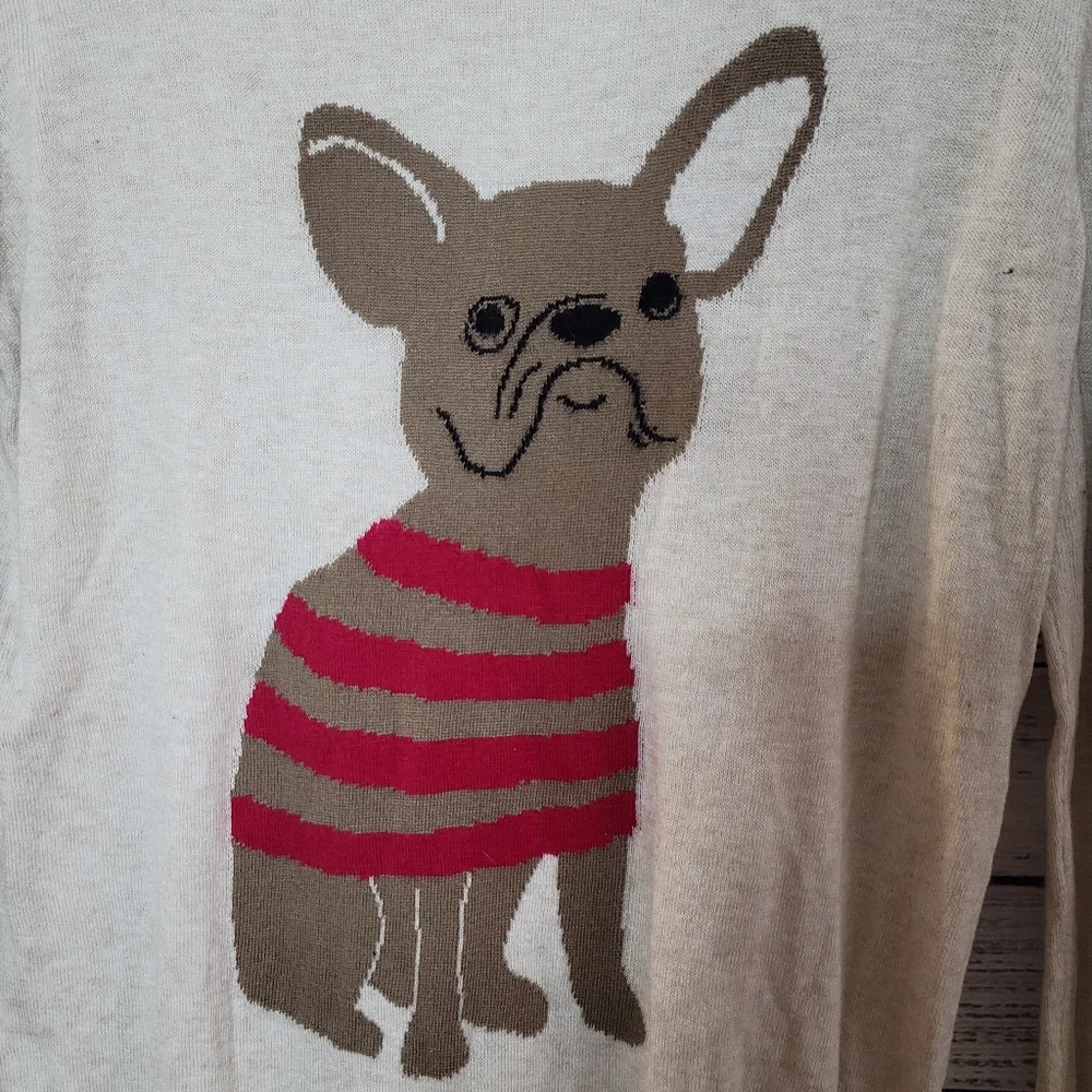 Summer & Sage S Frenchie Light Weight Cotton/ Cashmere Blend Sweater - Picture 4 of 6